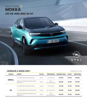 Opel katalog v Ústí nad Labem | NOVÝ OPEL MOKKA | 2025-01-22T00:00:00.000Z - 2025-03-31T00:00:00.000Z