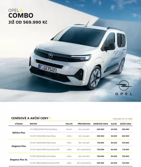 Opel katalog v Ústí nad Labem | OPEL COMBO | 2025-01-23T00:00:00.000Z - 2025-03-31T00:00:00.000Z