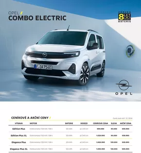 Opel katalog v Ústí nad Labem | OPEL COMBO ELECTRIC | 2025-01-23T00:00:00.000Z - 2025-03-31T00:00:00.000Z