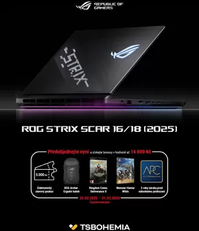 T.S. Bohemia katalog v Prostějov | ASUS ROG Strix SCAR 16/ 18 jsou tady! | 2025-02-27T00:00:00.000Z - 2025-03-31T00:00:00.000Z