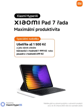 Xiaomi katalog v Prostějov | Xiaomi leták | 2025-03-04T00:00:00.000Z - 2025-03-30T00:00:00.000Z