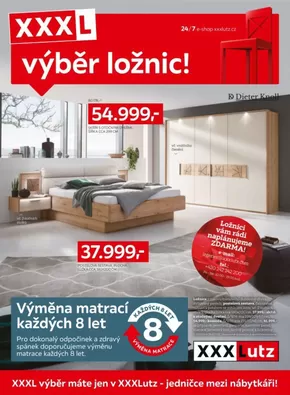 XXXLutz katalog v Černošice | Výběr ložnic XXXLutz | 2024-10-01T00:00:00.000Z - 2025-06-30T00:00:00.000Z