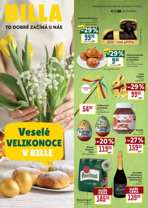 Billa katalog v Pardubice | Billa Katalog: Velikonoce | 2025-03-19T00:00:00.000Z - 2025-04-01T00:00:00.000Z