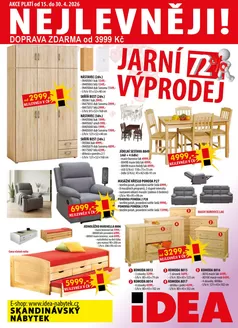 IDEA nábytek katalog v Karlovy Vary | IDEA nábytek Aktuální leták | 2026-04-15T00:00:00.000Z - 2026-04-30T00:00:00.000Z