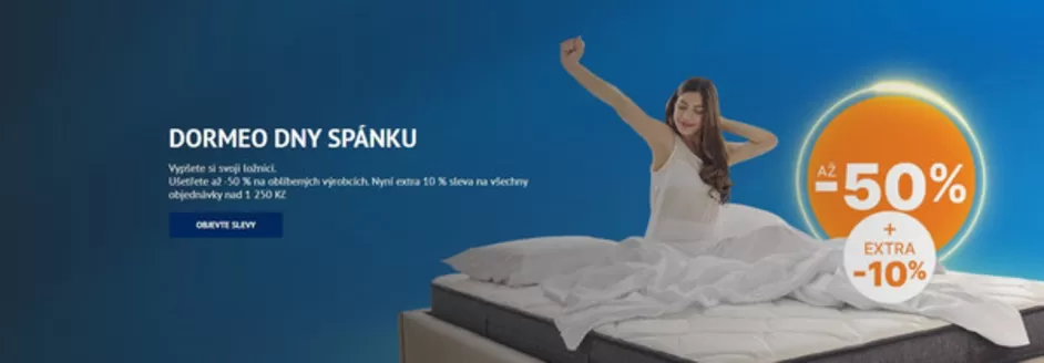 Dormeo katalog v Karlovy Vary | DORMEO DNY SPÁNKU | 2026-04-15T00:00:00.000Z - 2026-05-05T00:00:00.000Z