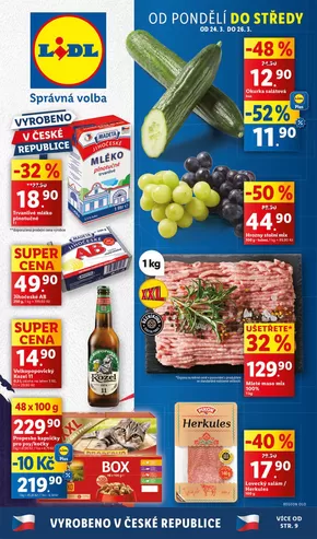 Lidl katalog v Praha | Exkluzivní nabídky a výhodné nabídky | 2025-03-20T00:00:00.000Z - 2025-03-30T00:00:00.000Z