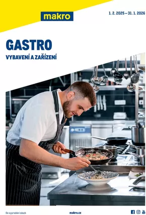 Makro katalog v Pardubice | Gastro vybavení a zařízení | 2025-02-01T00:00:00.000Z - 2026-01-31T00:00:00.000Z