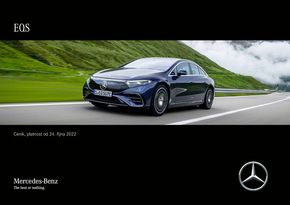 Mercedes Benz katalog | Cenik EQS | 2023-08-07 - 2023-12-31