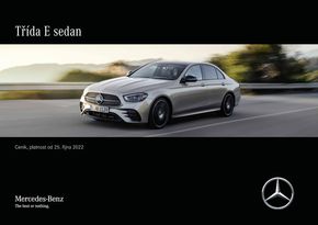 Mercedes Benz katalog | Cenik Třídy E Sedan | 2023-08-07 - 2023-12-31