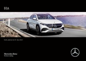 Mercedes Benz katalog | Cenik EQA | 2023-08-07 - 2023-12-31