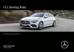 Mercedes Benz katalog | Cenik CLA Shooting Brake | 2023-08-07 - 2023-12-31