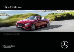 Mercedes Benz katalog | Cenik Třídy E Kabriolet | 2023-08-07 - 2023-12-31