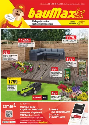 Baumax katalog v Ostrava | Aktuální speciální akce | 2025-04-01T00:00:00.000Z - 2025-04-30T00:00:00.000Z