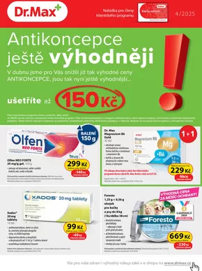 Dr. Max katalog | Dr. Max leták | 2025-04-01T00:00:00.000Z - 2025-04-30T00:00:00.000Z