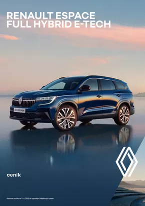 Renault katalog v Kladno | RENAULT ESPACE FULL HYBRID E-TECH | 2025-04-03T00:00:00.000Z - 2025-04-30T00:00:00.000Z