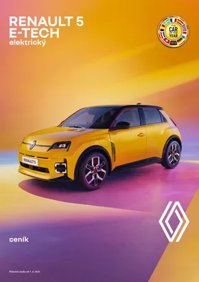 Renault katalog v Kladno | Renault 5 E-tech Elektrický | 2025-04-03T00:00:00.000Z - 2025-04-30T00:00:00.000Z