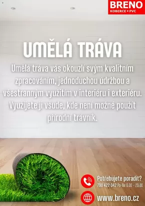 Koberce Breno katalog v Benešov | Umělá Tráva | 2025-04-16T00:00:00.000Z - 2025-05-20T00:00:00.000Z