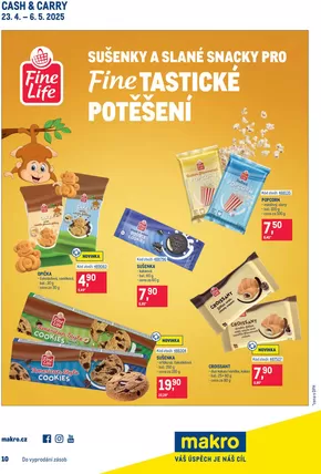 Makro katalog v Pardubice | Sušenky a slané snacky FineLife | 2025-04-23T00:00:00.000Z - 2025-05-06T00:00:00.000Z
