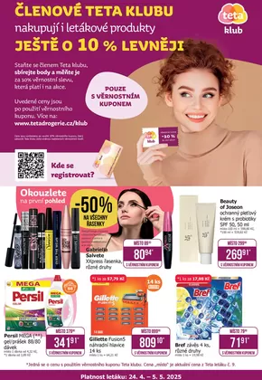 Teta katalog | Klub leták č. 09 - 2025 | 2025-04-24T00:00:00.000Z - 2025-05-05T00:00:00.000Z