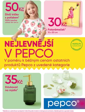 Pepco katalog v Brandýs nad Labem-Stará Boleslav | Skvělé slevy na vybrané produkty | 2025-04-24T00:00:00.000Z - 2025-04-29T00:00:00.000Z