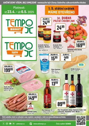 TEMPO katalog | Leták TEMPO market 23.4. - 6.5.2025 | 2025-04-23T00:00:00.000Z - 2025-05-06T00:00:00.000Z