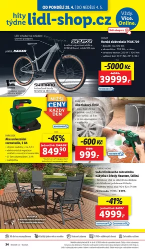 Lidl katalog v Jičín | Hity týdne se slevou až 5000 Kč | 2025-04-24T00:00:00.000Z - 2025-05-04T00:00:00.000Z