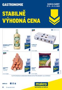 Makro katalog v Kraslice | Stabilně výhodná cena - gastronomie | 2023-09-27 - 2023-11-21