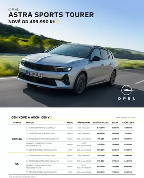 Opel katalog | OPEL ASTRA SPORTS TOURER | 2025-04-28T00:00:00.000Z - 2025-06-30T00:00:00.000Z