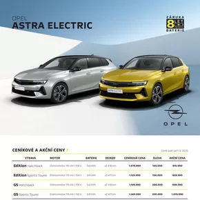 Opel katalog | OPEL ASTRA ELECTRIC | 2025-04-28T00:00:00.000Z - 2025-06-30T00:00:00.000Z