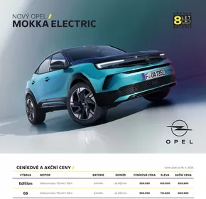 Opel katalog | NOVÝ OPEL MOKKA ELECTRIC | 2025-04-28T00:00:00.000Z - 2025-06-30T00:00:00.000Z