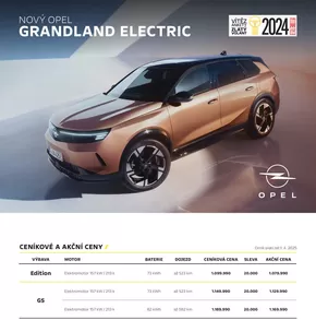 Opel katalog | NOVÝ OPEL GRANDLAND ELECTRIC | 2025-04-28T00:00:00.000Z - 2025-06-30T00:00:00.000Z