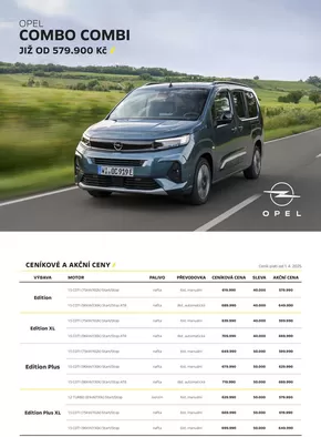 Opel katalog | OPEL COMBO COMBI | 2025-04-29T00:00:00.000Z - 2025-06-30T00:00:00.000Z