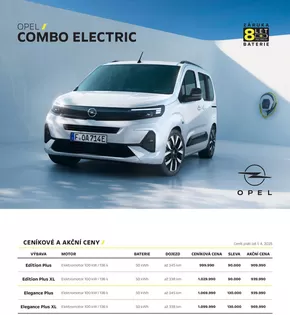 Opel katalog | OPEL COMBO ELECTRIC | 2025-04-29T00:00:00.000Z - 2025-06-30T00:00:00.000Z