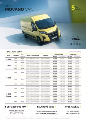 Opel katalog | OPEL MOVANO VAN | 2025-04-29T00:00:00.000Z - 2025-10-31T00:00:00.000Z