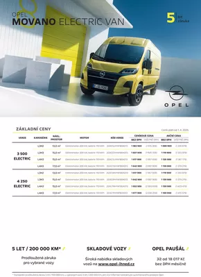 Opel katalog | OPEL MOVANO ELECTRIC VAN | 2025-04-29T00:00:00.000Z - 2025-10-31T00:00:00.000Z