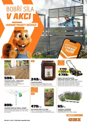 OBI katalog v Strakonice | OBI Nabídky! | 2025-05-02T00:00:00.000Z - 2025-05-31T00:00:00.000Z