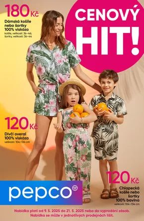 Pepco katalog v Uničov | Aktuální nabídky a slevy | 2025-05-09T00:00:00.000Z - 2025-05-21T00:00:00.000Z