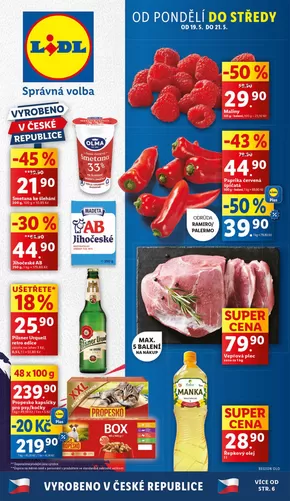 Lidl katalog v Třeboň | Exkluzivní výhodné nabídky | 2025-05-15T00:00:00.000Z - 2025-05-25T00:00:00.000Z