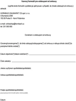 Hornbach katalog | formular odstoupeni | 2025-05-16T00:00:00.000Z - 2025-05-30T00:00:00.000Z