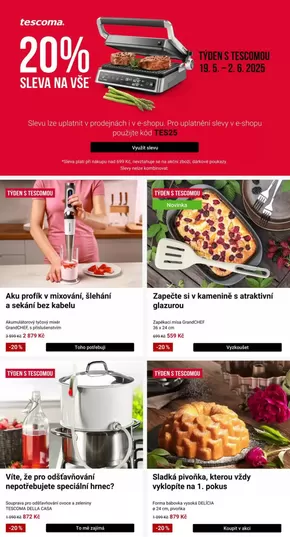 Tescoma katalog | 20% Sleva na vše | 2025-05-19T00:00:00.000Z - 2025-06-02T00:00:00.000Z