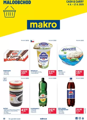 Makro katalog | Nabídky pro lovce výhodných nákupů | 2025-06-04T00:00:00.000Z - 2025-06-17T00:00:00.000Z