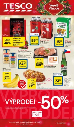 Tesco katalog v Ostrava | Tesco leták - Hypermarkety - příští týden | 2023-12-06 - 2023-12-12