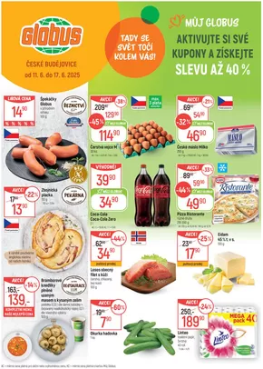 Globus katalog v České Budějovice | Nabídky pro lovce výhodných nákupů | 2025-06-11T00:00:00.000Z - 2025-06-17T00:00:00.000Z