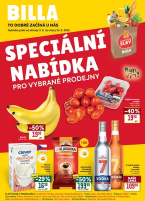 Billa katalog v Mladá Boleslav | Billa Speciální nabídka: vybrané prodejny | 2025-06-11T00:00:00.000Z - 2025-06-24T00:00:00.000Z