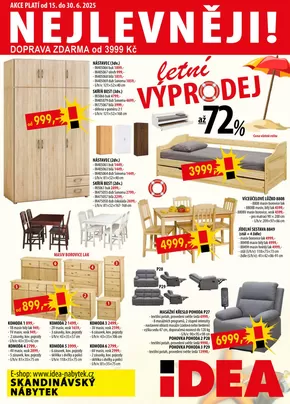 IDEA nábytek katalog v Černošice | IDEA nábytek Aktuální leták | 2025-06-15T00:00:00.000Z - 2025-06-30T00:00:00.000Z