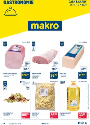 Makro katalog v Černošice | Exkluzivní nabídky a výhodné nabídky | 2025-06-18T00:00:00.000Z - 2025-07-01T00:00:00.000Z