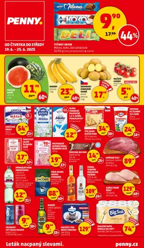 Penny Market katalog v Valašské Meziříčí | Skvělá nabídka pro všechny zákazníky | 2025-06-19T00:00:00.000Z - 2025-06-25T00:00:00.000Z