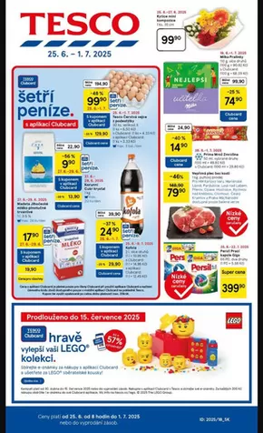 Tesco katalog v Brno | Objevte atraktivní nabídky | 2025-06-25T00:00:00.000Z - 2025-07-01T00:00:00.000Z