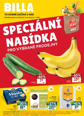 Billa katalog v Brno | Billa Speciální nabídka: vybrané prodejny | 2025-06-25T00:00:00.000Z - 2025-07-08T00:00:00.000Z