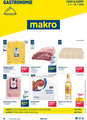 Makro katalog v Ostrava | Atraktivní speciální nabídky pro všechny | 2025-07-02T00:00:00.000Z - 2025-07-15T00:00:00.000Z